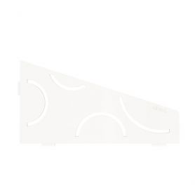 Schlüter Shelf-E-S3 Planchet 15,4x29,5 cm curve aluminium zuiver wit mat