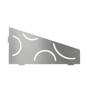 Schlüter Shelf-E-S3 planchet 15,4x29,5 cm curve rvs geborsteld